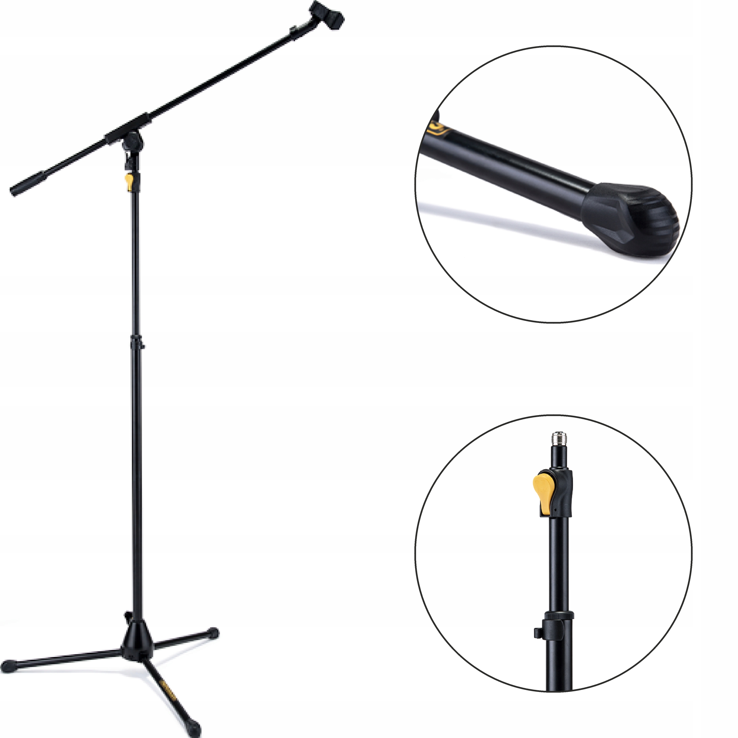 Statyw mikrofonowy z wysięgnikiem szybka regulacja Hercules MS631B Plus