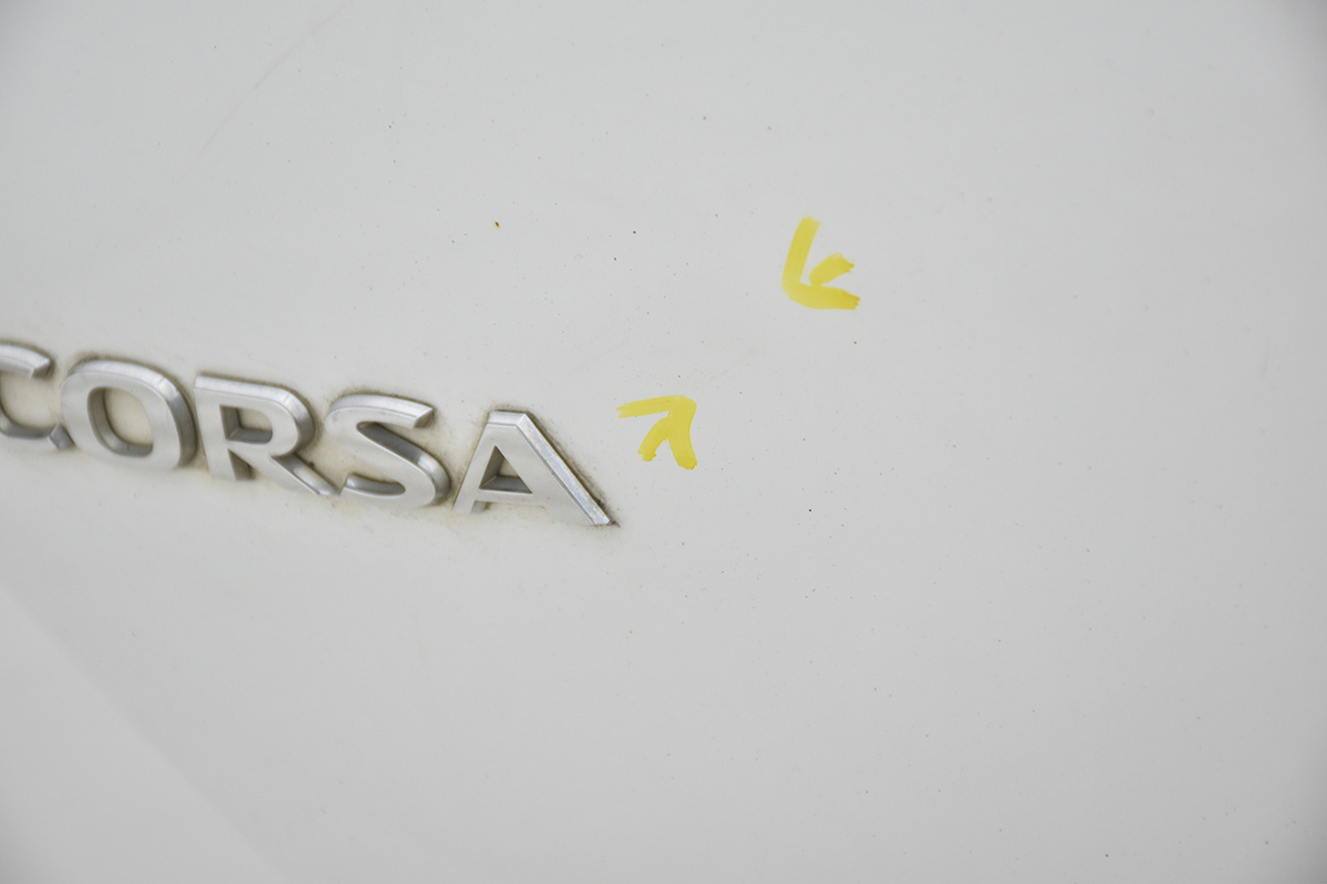 boot doors rear part OPEL CORSA D 3D