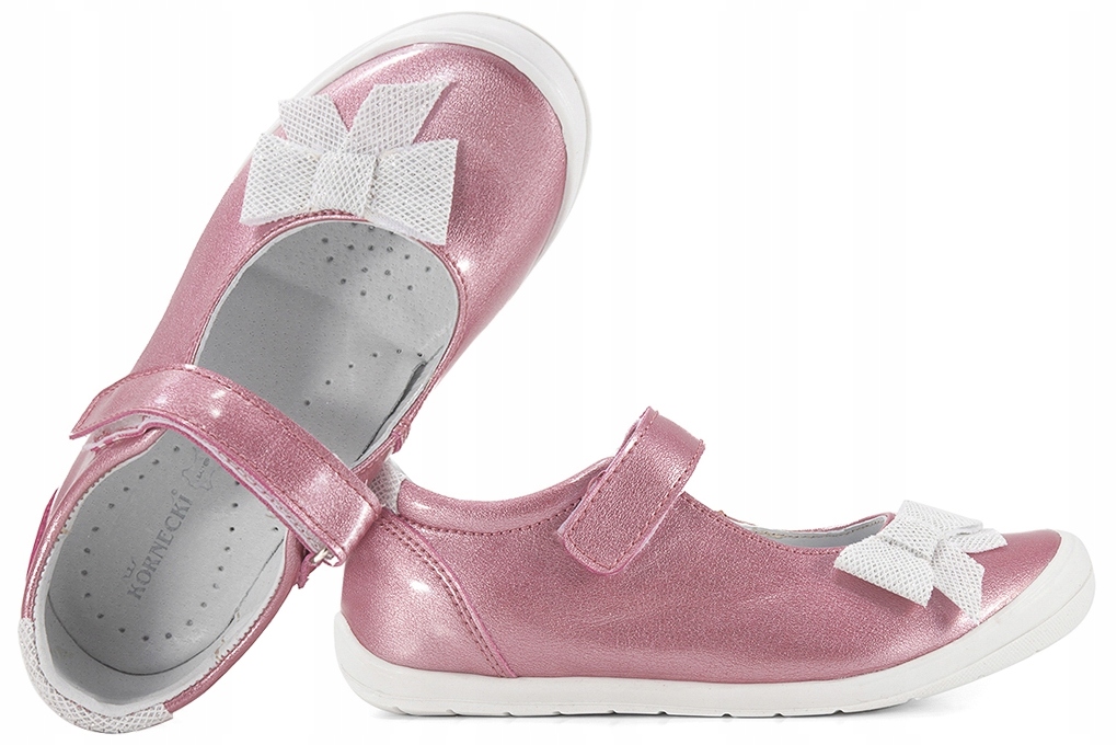 

Kornecki 6145 Balerinki Dziewczęce Półbuty róż 34