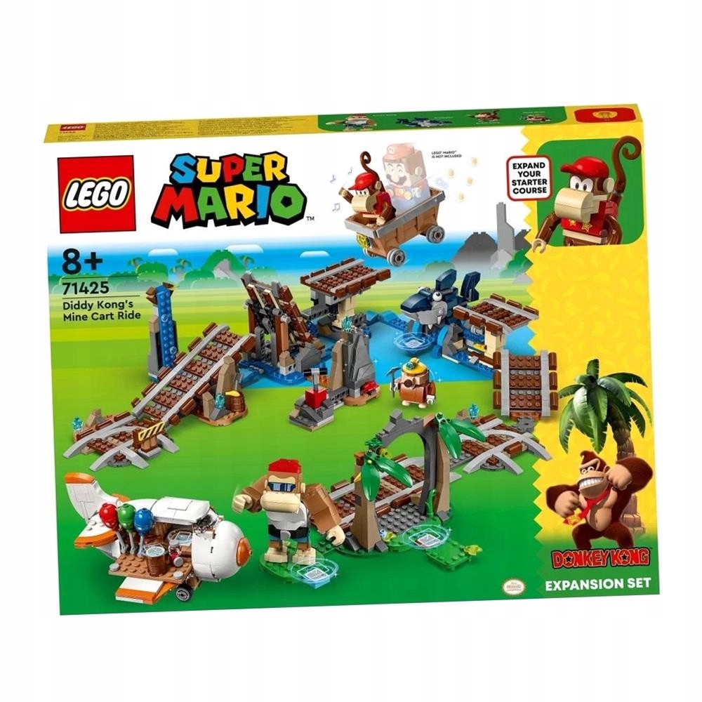 LEGO SUPER MARIO 71425 PRZEJAŻDŻKA WAGONIKIEM D...