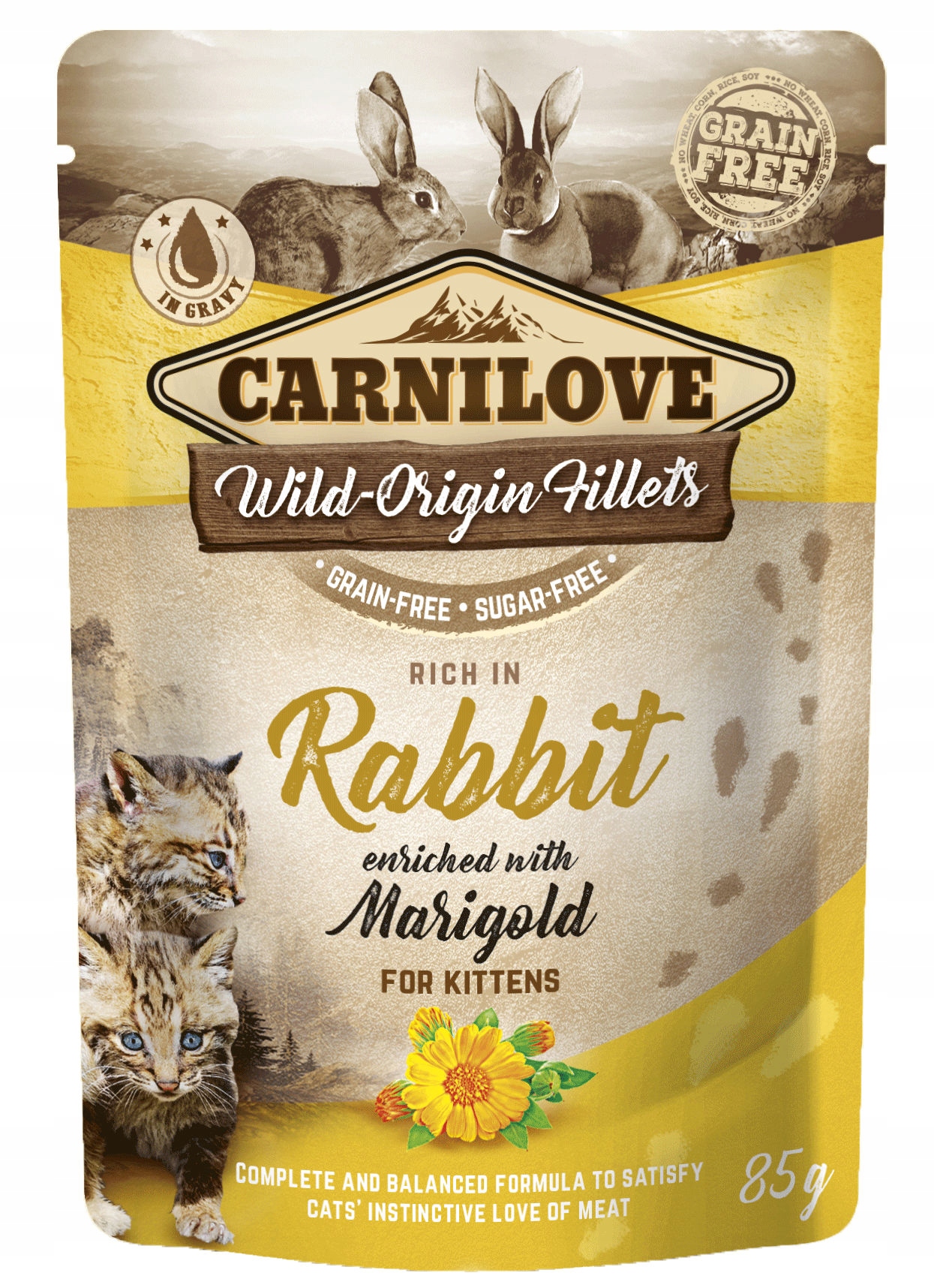 Levně 9x Carnilove kapsičky pro kočky Králík s měsíčkem 85 g