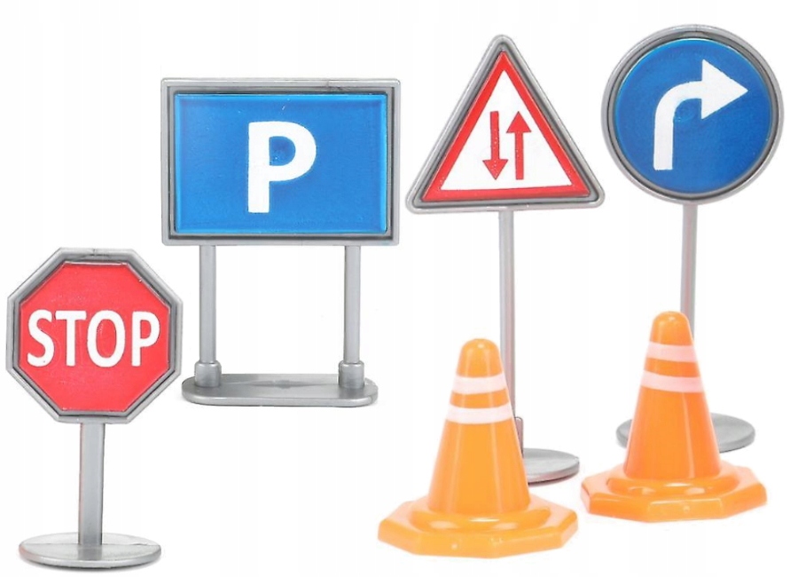 ZESTAW EDUKACYJNY SYGNALIZATOR ŚWIETLNY + ZNAKI DROGOWE Marka Swede