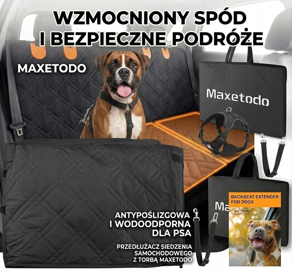 Usztywniana Mata do samochodu dla psa Sztywny Spód Torba Transportowa