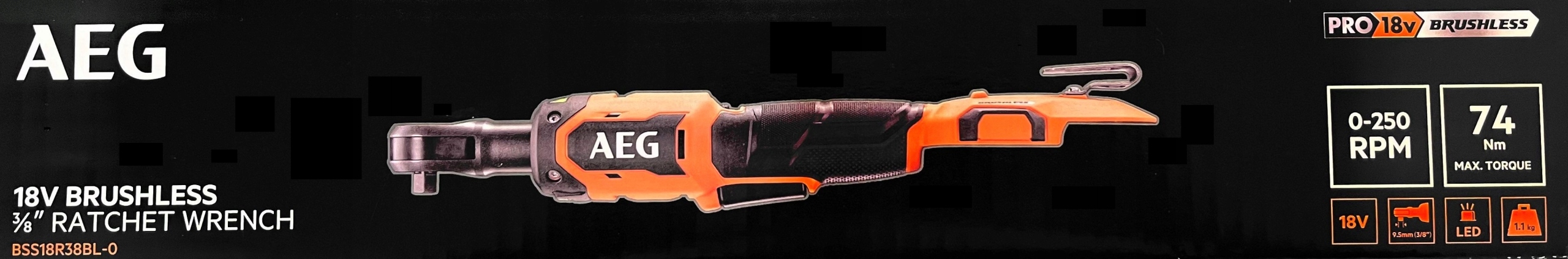 AEG BSS18R38BL-0 ХРАПОВИЙ КЛЮЧ 18V