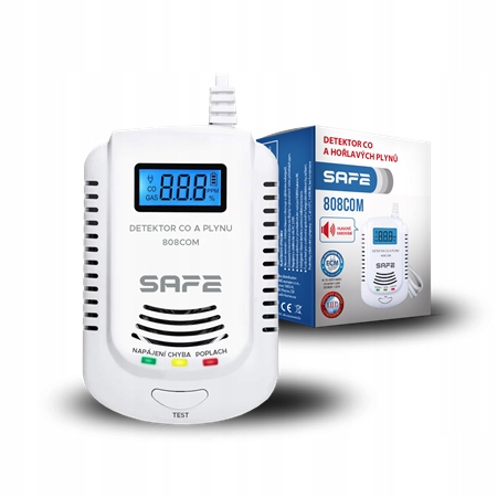 Safe Kombinovaný detektor Co, hořlavých a výbušných plynů 808COM…