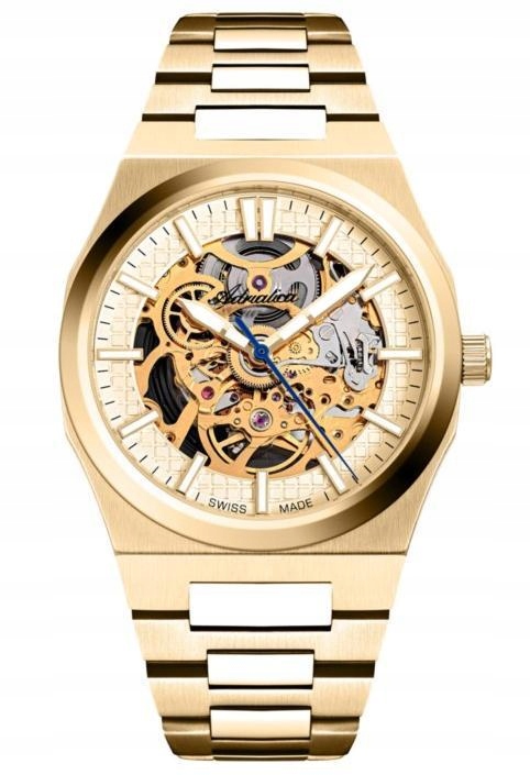 Nový Originální Pánské Hodinky Adriatica A8326.1111SA zlaté automatické