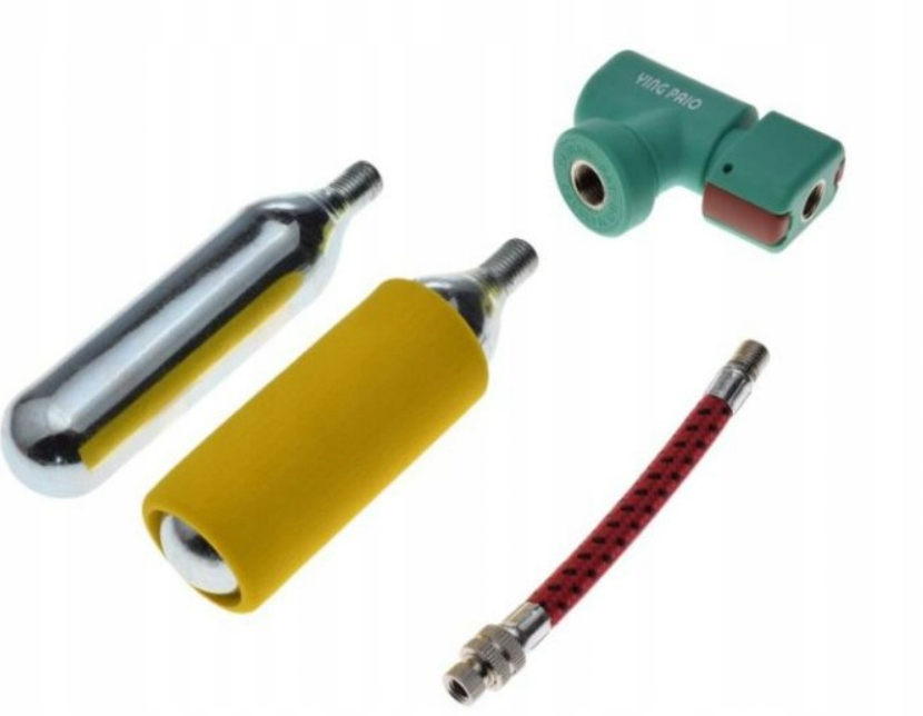 Картридж СО2 для прокачки колес с клапаном - 38 грамм