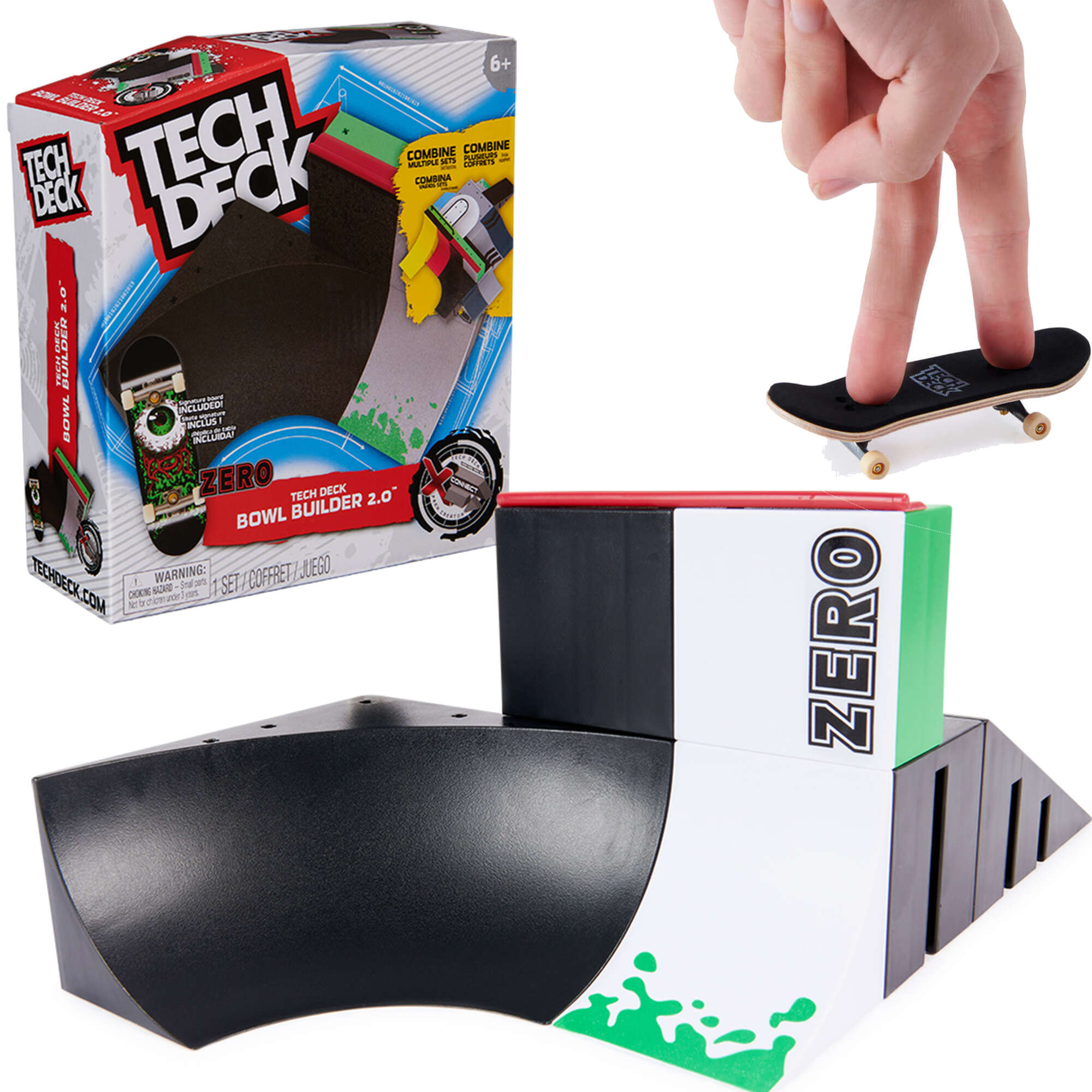 FINGERBOARD X-CONNECT RAMPA BOWL BUILDER DESKOROLKA ZERO TECH DECK