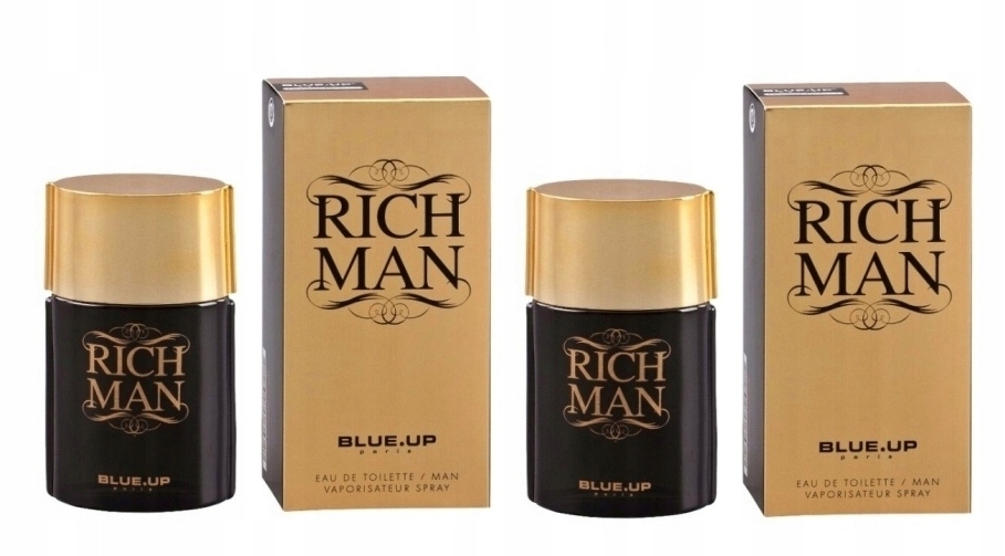 Blue Up Rich Man 2x100ml Edt Men