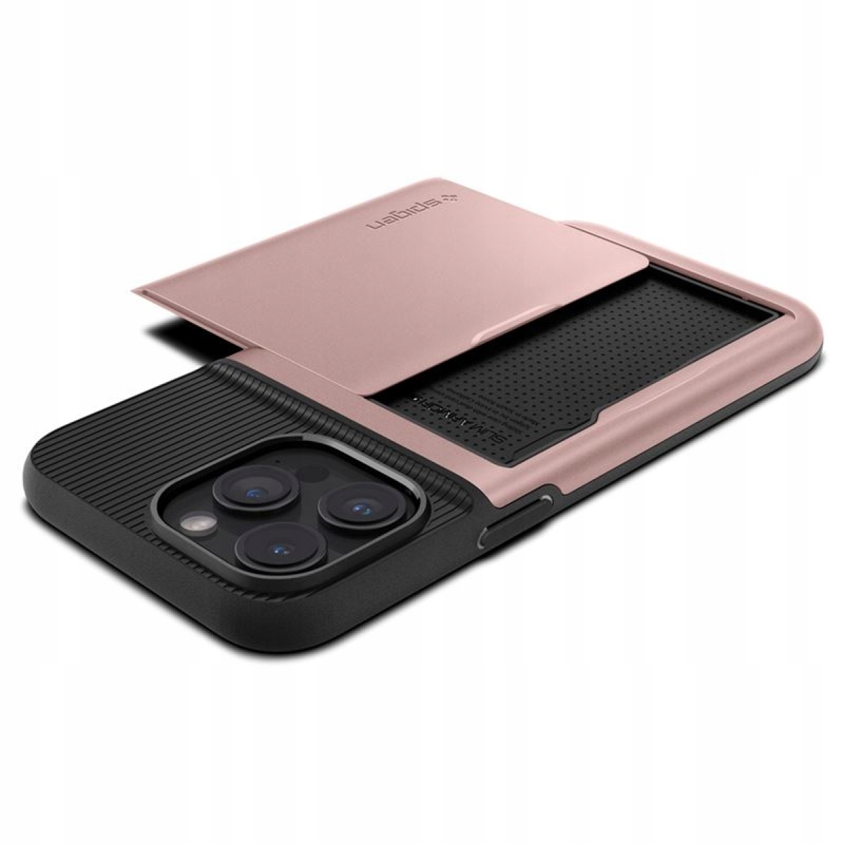 Etui Spigen Slim Armor Cs na iPhone 15 Pro Max różowe Spigen