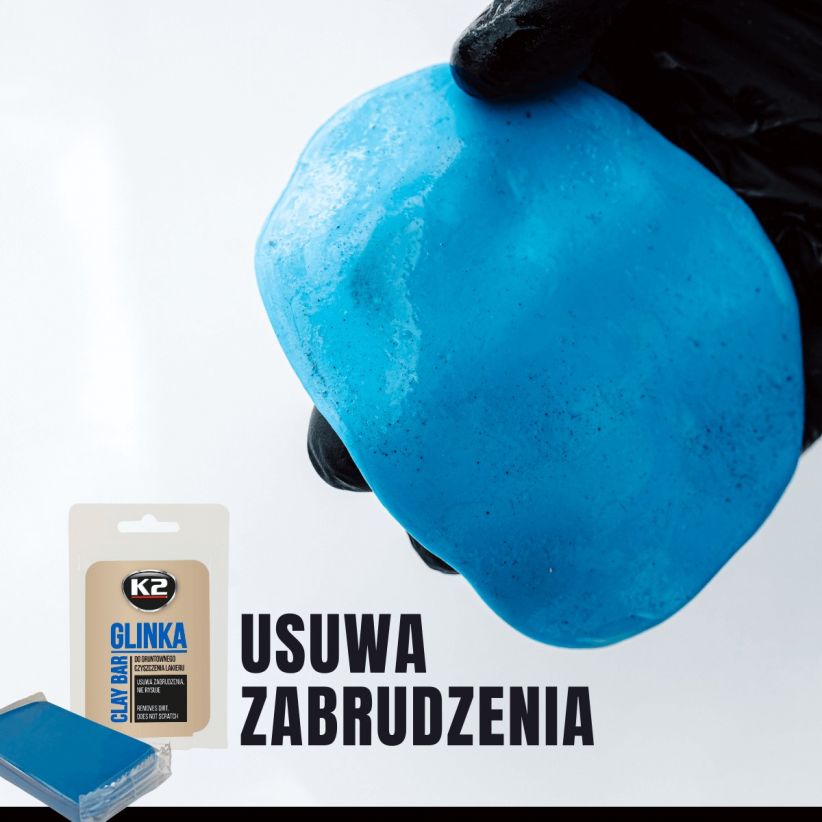 K2 GLINKA 60G do czyszczenia mycia lakieru Pojemność opakowania 60 g
