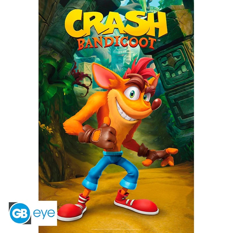 Crash Bandicoot Maxi Poster Plakat 61 X 91.5cm