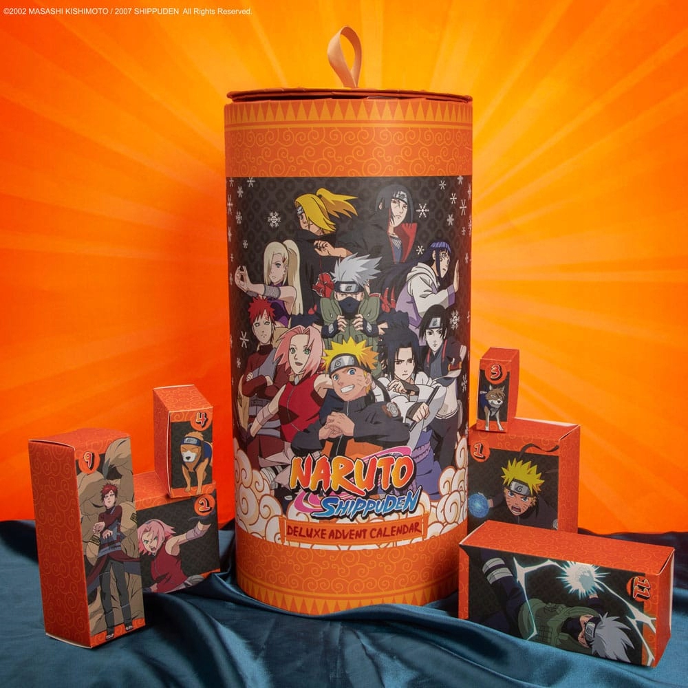 Адвент-календарь Naruto Deluxe 2025, 24 сюрприза с игрушками — фото 7