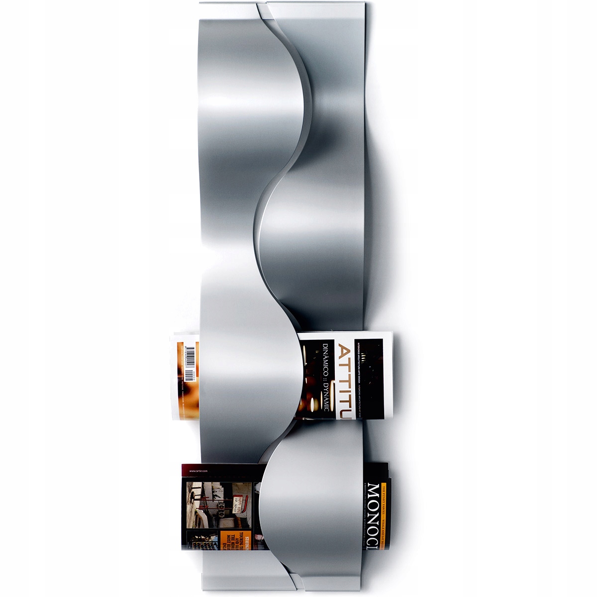 Rosendahl Home Gazetnik Nástenný držiak na noviny Strieborný matný