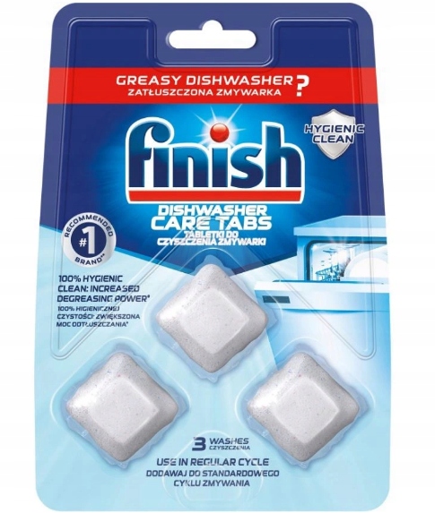 

Czyścik do zmywarki w tabletkach Finish 3 sztuki