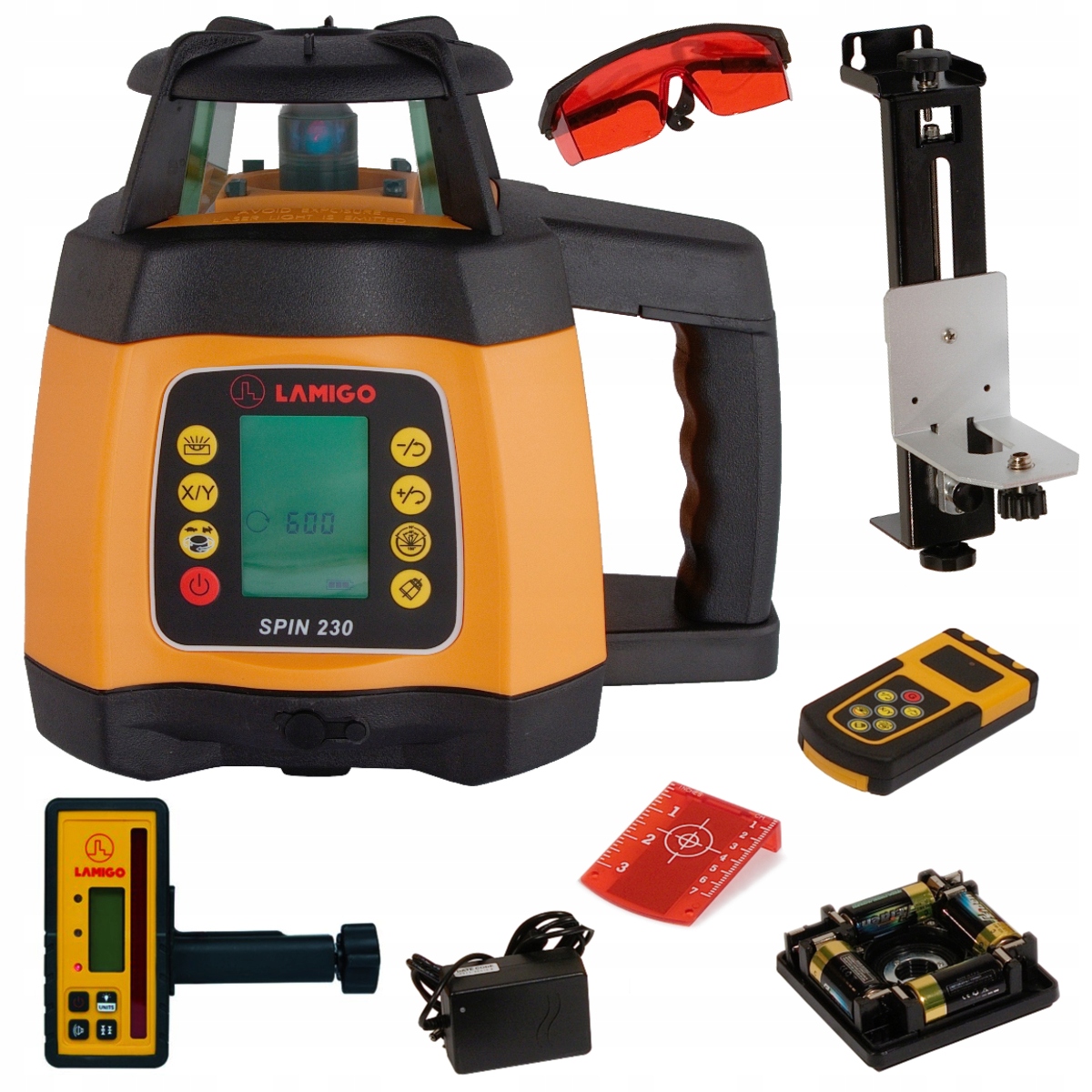 Rotační laser Spin 230 Lamigo Červený laserový paprsek Samonivelační 360