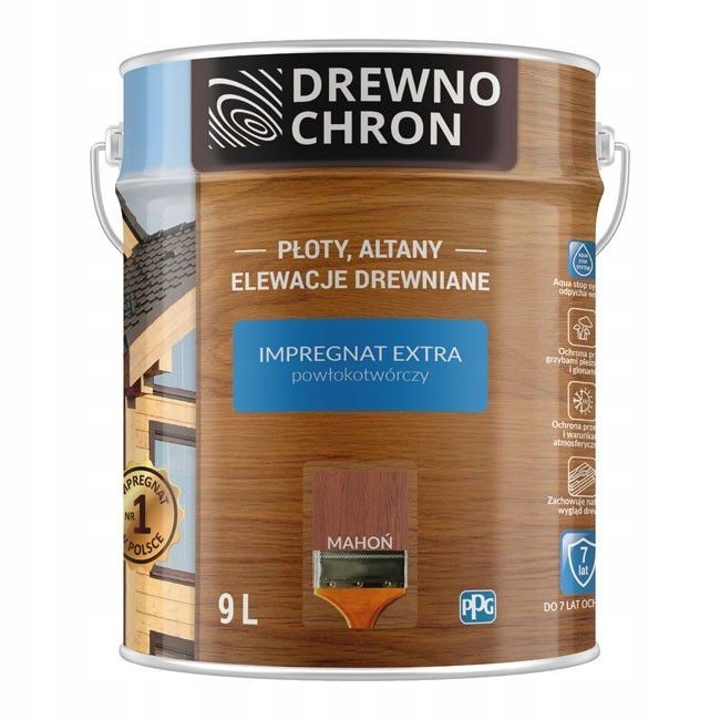 Drewnochron Impregnat Extra 9l Mahoń