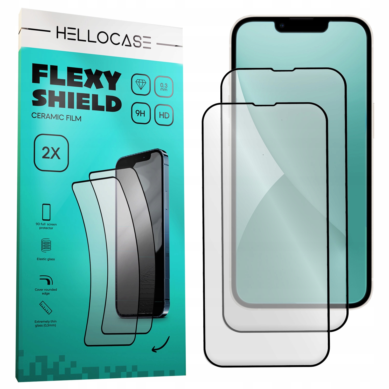 

2X Folia Ceramiczna 9D Do Iphone 14 Plus Hellocase