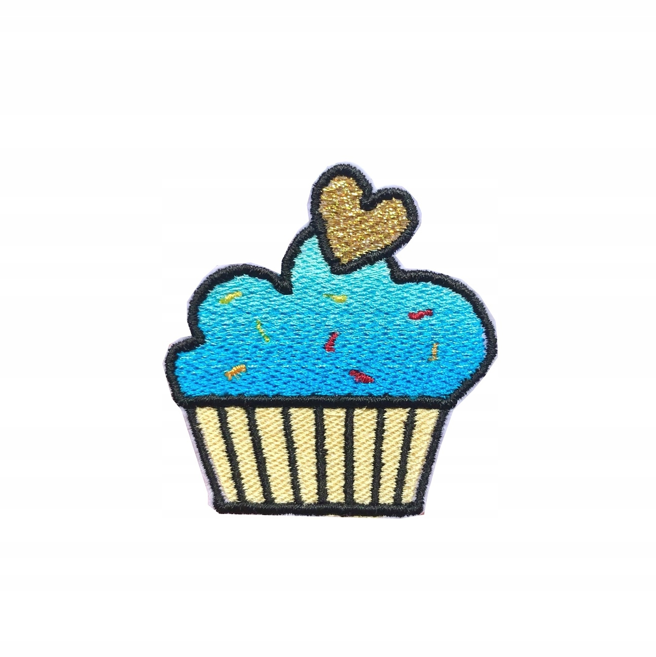 

Naszywka na ubrania słodka babeczka niebieska