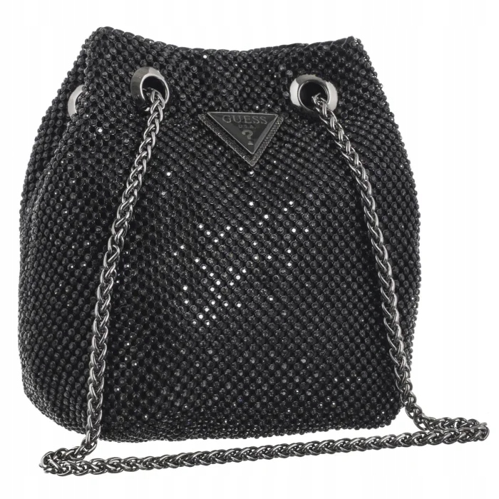 Dámská kabelka Guess Zalina Mini Pouch HWRB93 50750 Black Černá