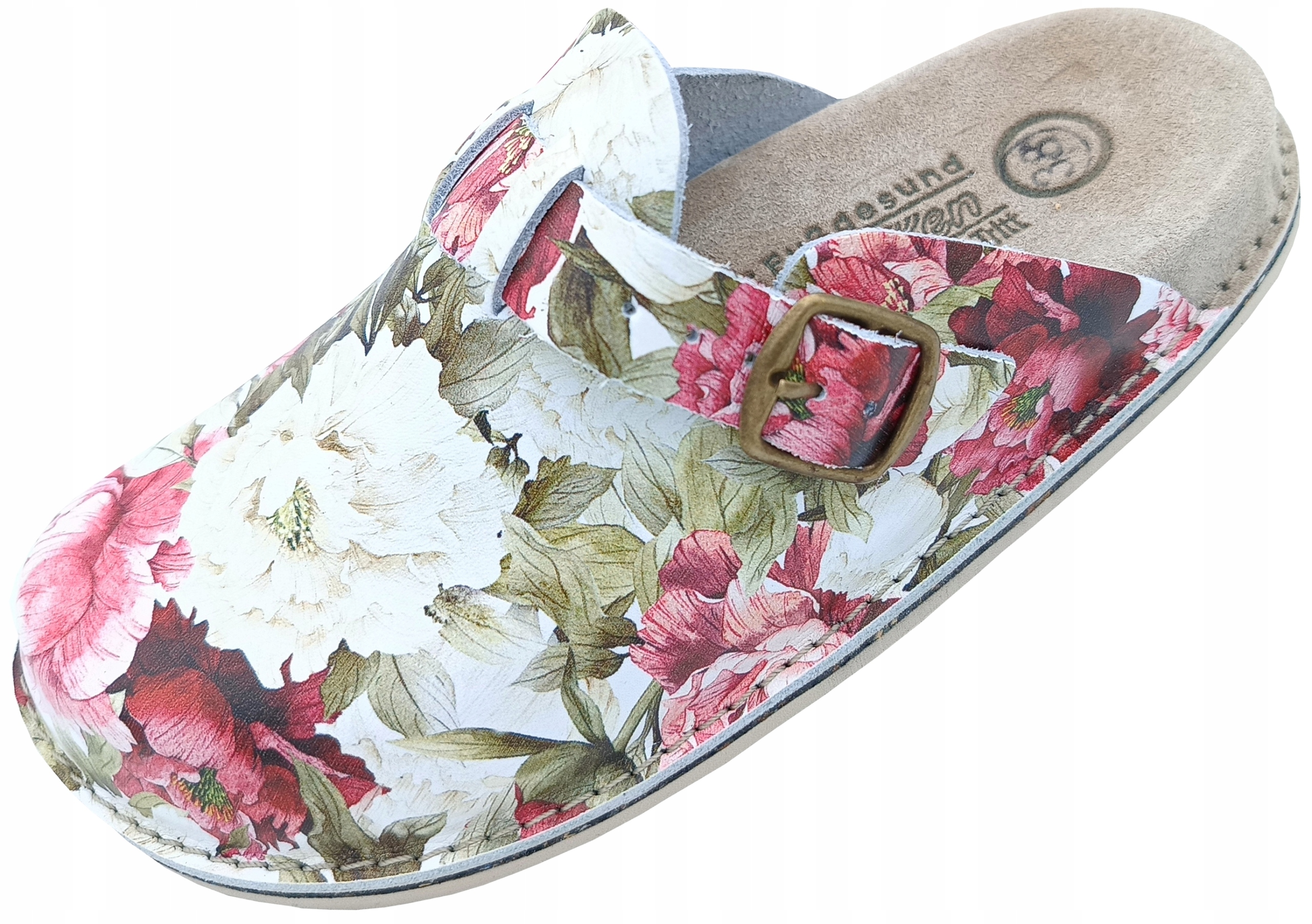 Nazouváky kožené Fusbet Fussgesund profilované