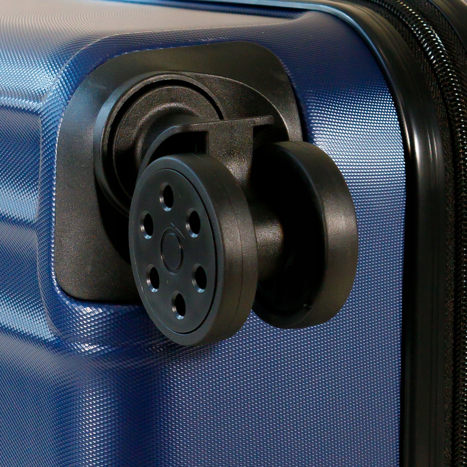 Zestaw 2w1 Mała Walizka Podróżna + Kuferek Premium Kolor niebieski