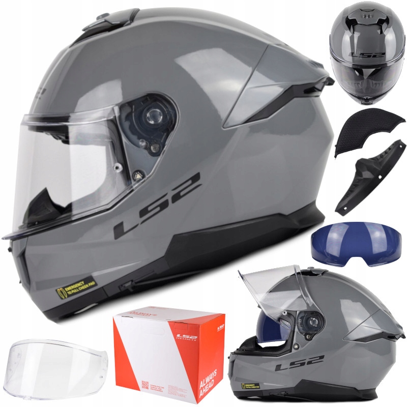 Kask motocyklowy LS2 FF808 Stream II Solid Nardo Grey M