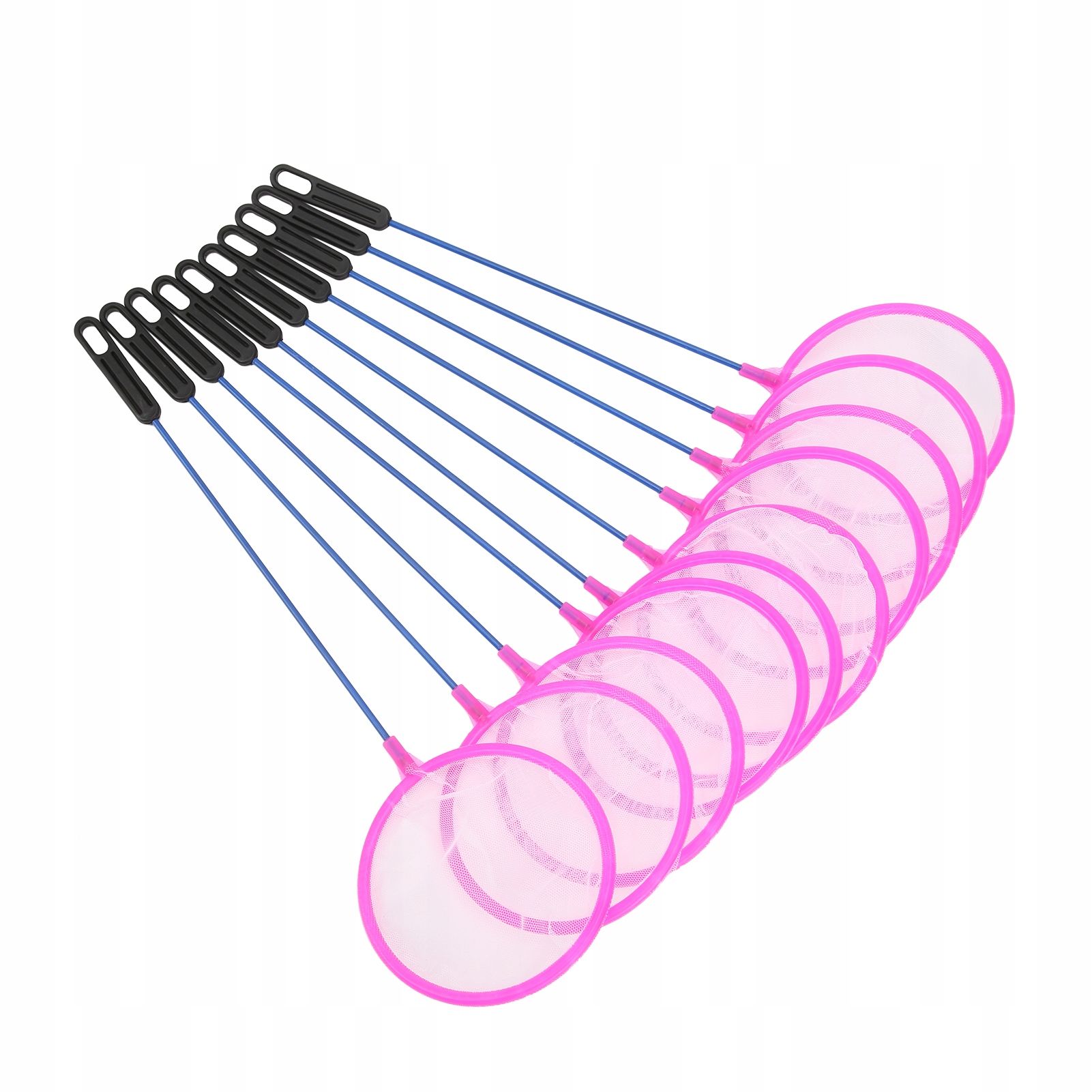 10 ks Malá rybářská síť Plastová kulatá silná díra Lehká taška 6W