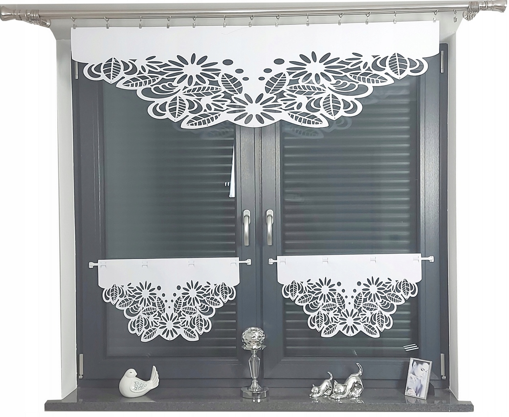 AŻUR PANEL DO KUCHNI 120 CM+ ZAZDROSKI 2x60 ROŚLINNA AŻUROWA OZDOBA DO ...