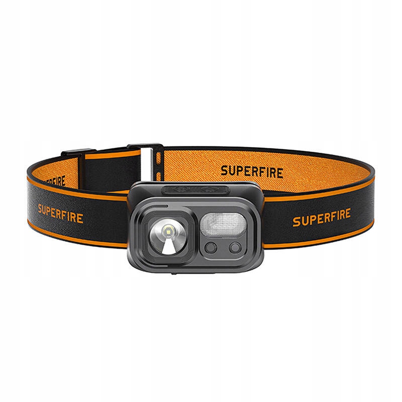 Latarka czołowa Superfire HL23- S strumień świetlny 350lm Usb- C