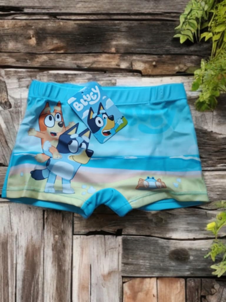 kąpielówki Bluey niebieskie 110\116 Rozmiar 110