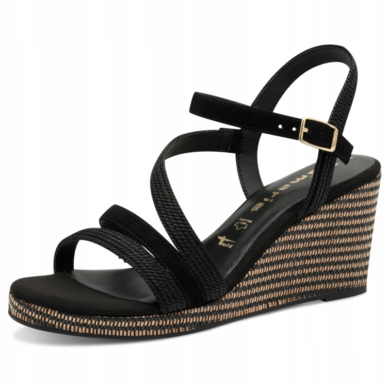 Dámské sandály Tamaris 1-28323-44 vel.37 Černé Koturn