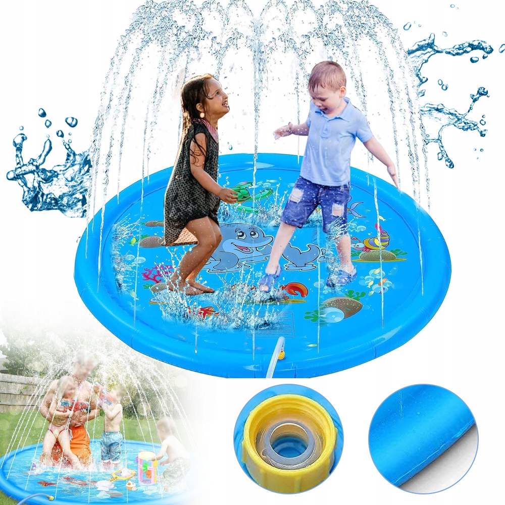 170 CM Podložka Na Hraní S Vodou, Hračky Do Vody Pro Děti Zvířata Do Zahrady