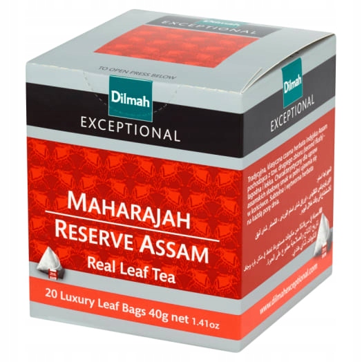 Dilmah Exceptional Čaj černý Assam 20 sáčků ex.