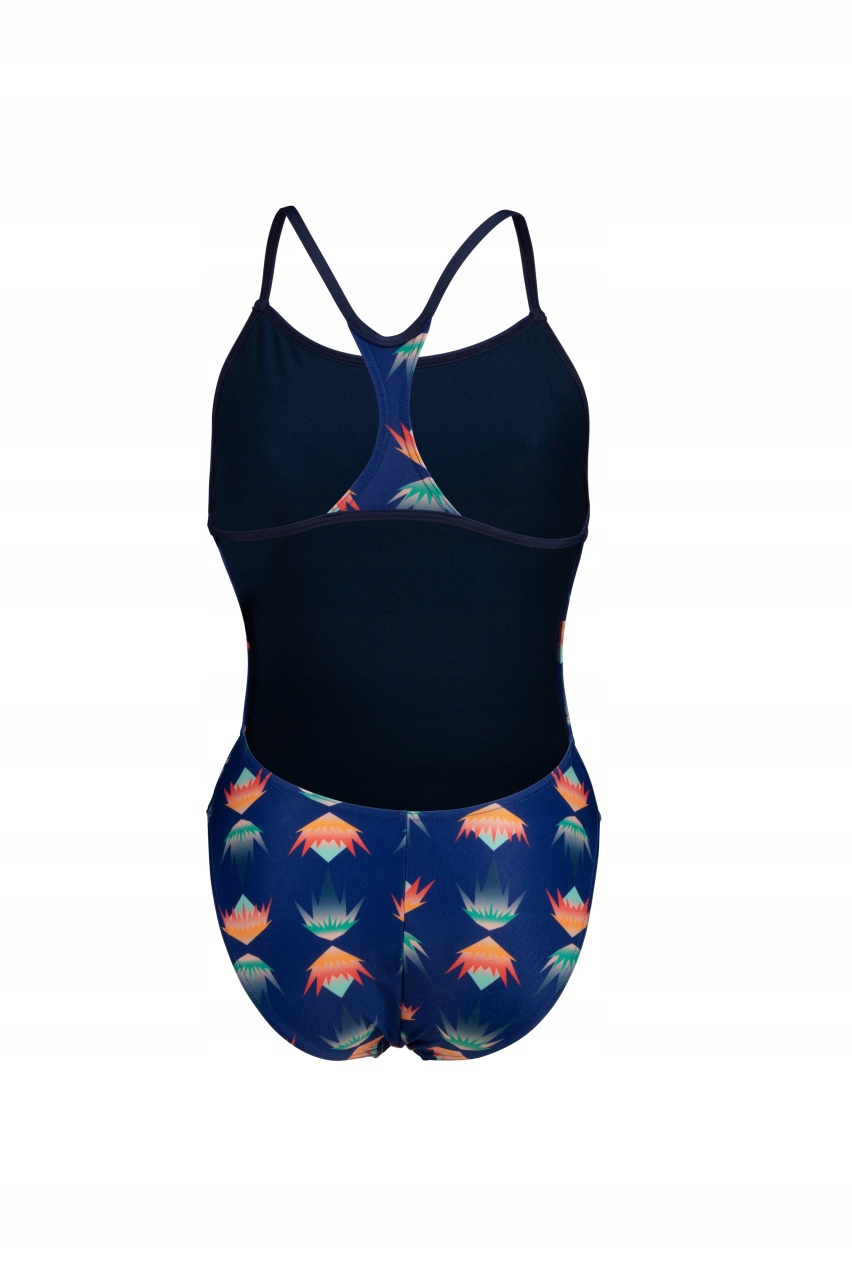 Strój kąpielowy Arena DESERT VIBES SWIMSUIT BOOSTER NAVY MULTI 34 Materiał dominujący poliester