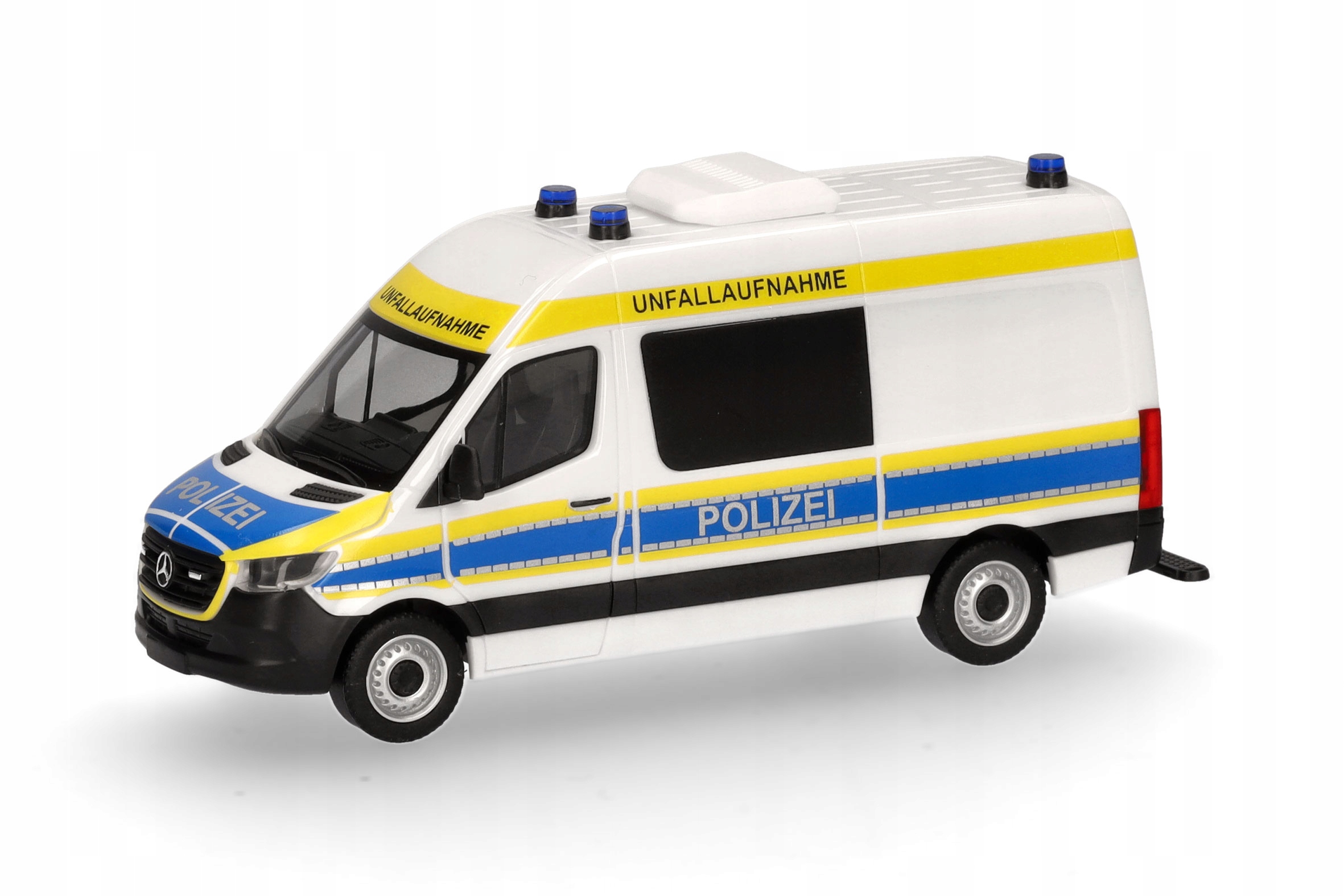 Herpa 097758 Mercedes Sprinter 18 Halbbus Hochdach Polizei
