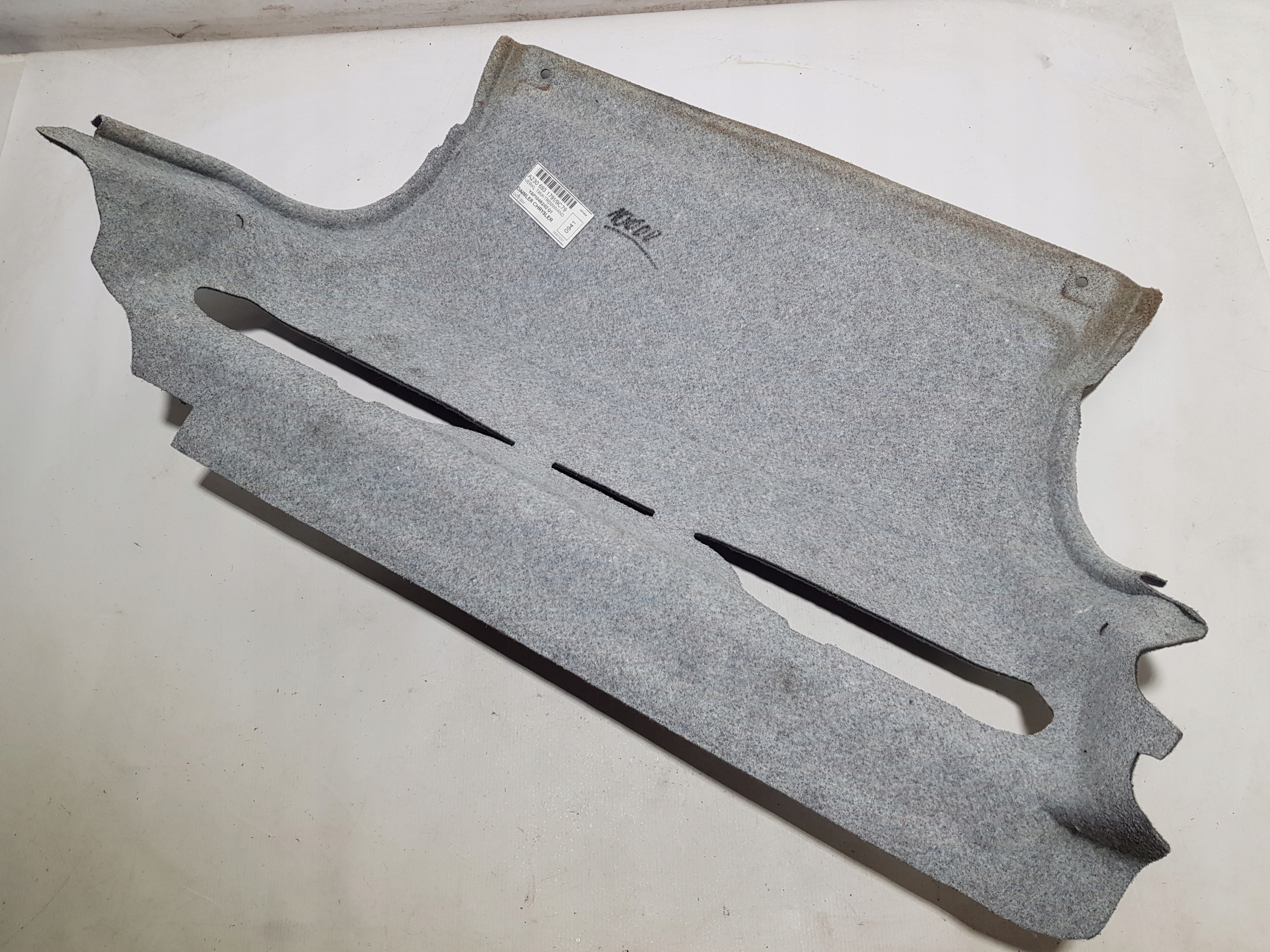 mats upholstery boot MERCEDES SL R230 W230