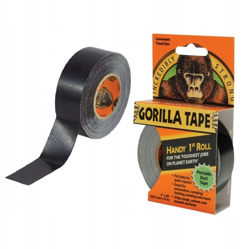 GORILLA TAPE GRUBA TAŚMA USZCZELNIAJĄCA NA OBRĘCZ TUBELESS 25MM 9M