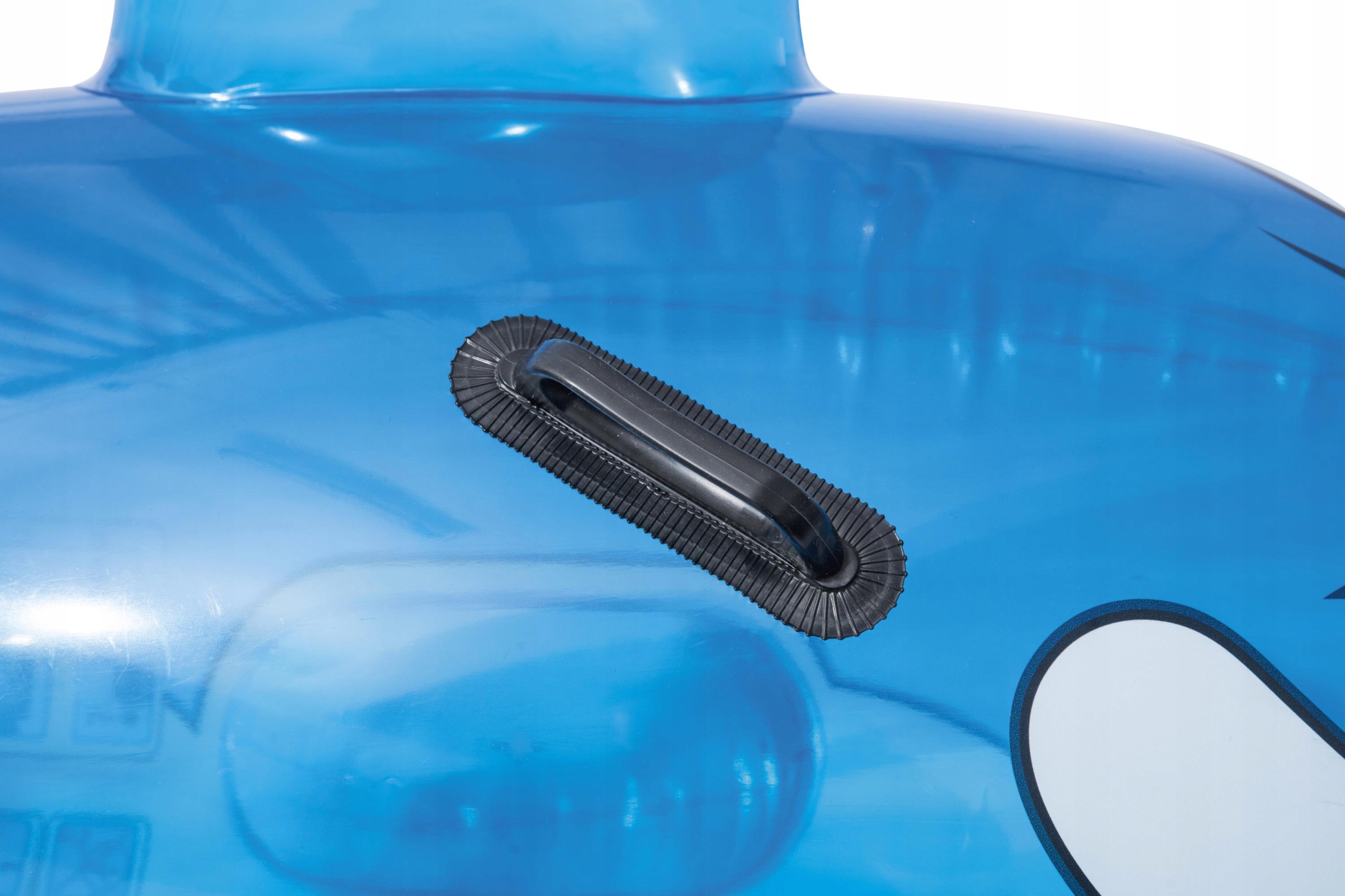 Bestway 41037 Delfin do pływania z uchwytami Transparentny 1.57m x 94cm Cechy dodatkowe uchwyty do trzymania