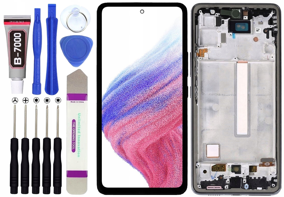 Oled displej pro Samsung Galaxy A53 5G A536 LCD displej Rámeček