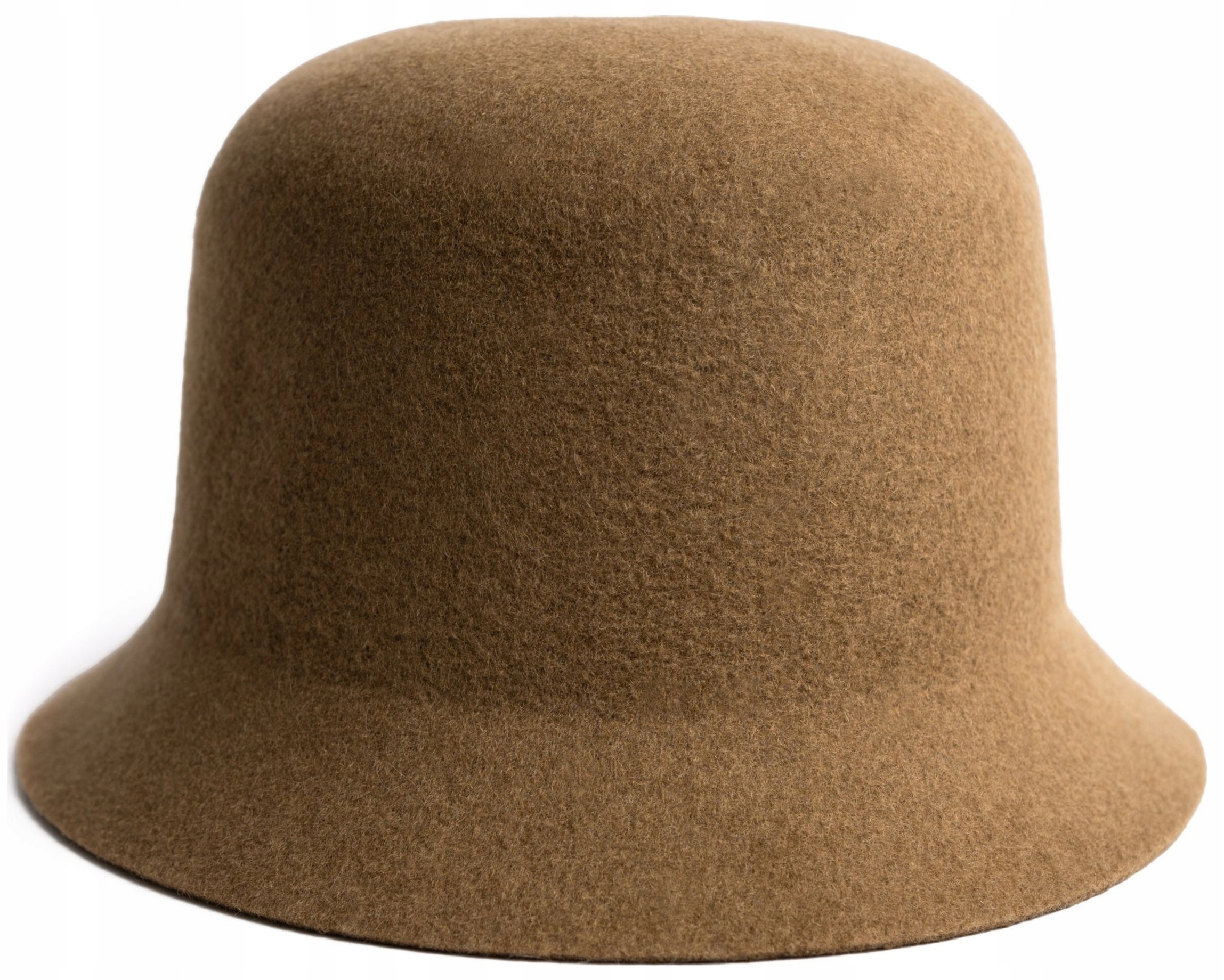 Elegantní plstěný klobouk Bethy klasický dámský vlněný, tmavě béžový