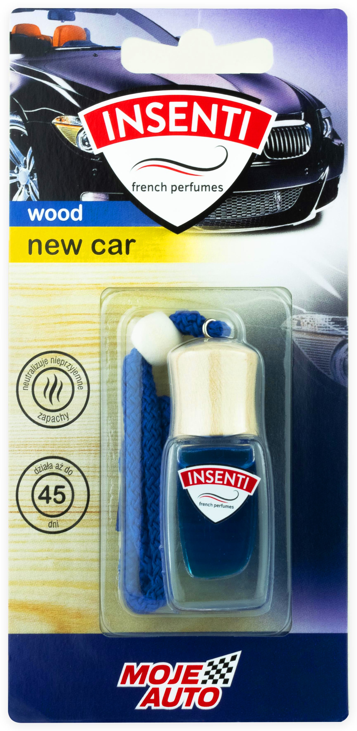 

Moje Auto Insenti Wood Zawieszka Zapach New Car