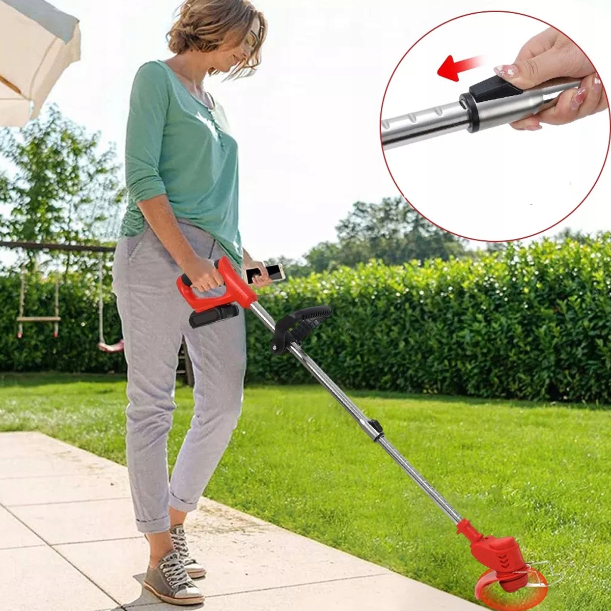 PODKASZARKA AKUMULATOROWA KOSA OGRODOWA WYKASZARKA DO TRAWY+2 BATERIA Producent silnika inny producent