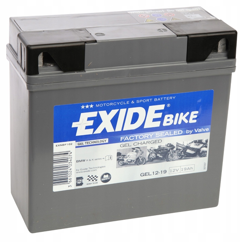 

Exide Bike 12V 19Ah GEL12-19 Akumulator Żelowy