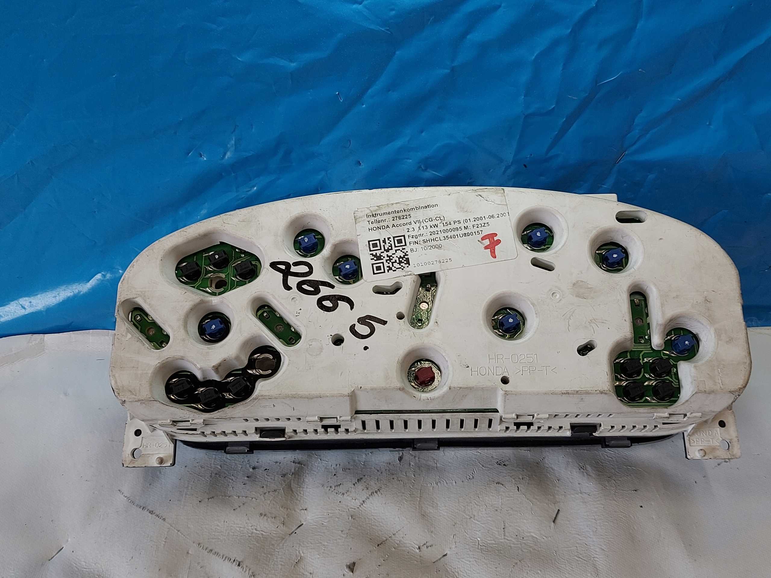 dials clock HONDA ACCORD VII 2.4 B MR0251010