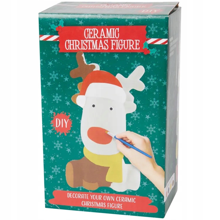 Zrób to sam: figurka do pomalowania DIY ZIMA