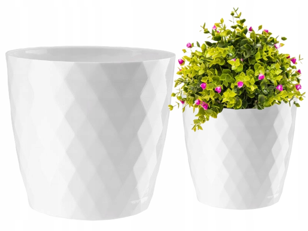 DONICZKA OSŁONKA PLASTIKOWA BIAŁA CRISTAL 20 CM