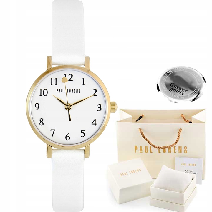 Hodinky Paul Lorens PL14641A-3C2-2 (zbt) Kožený Řemínek