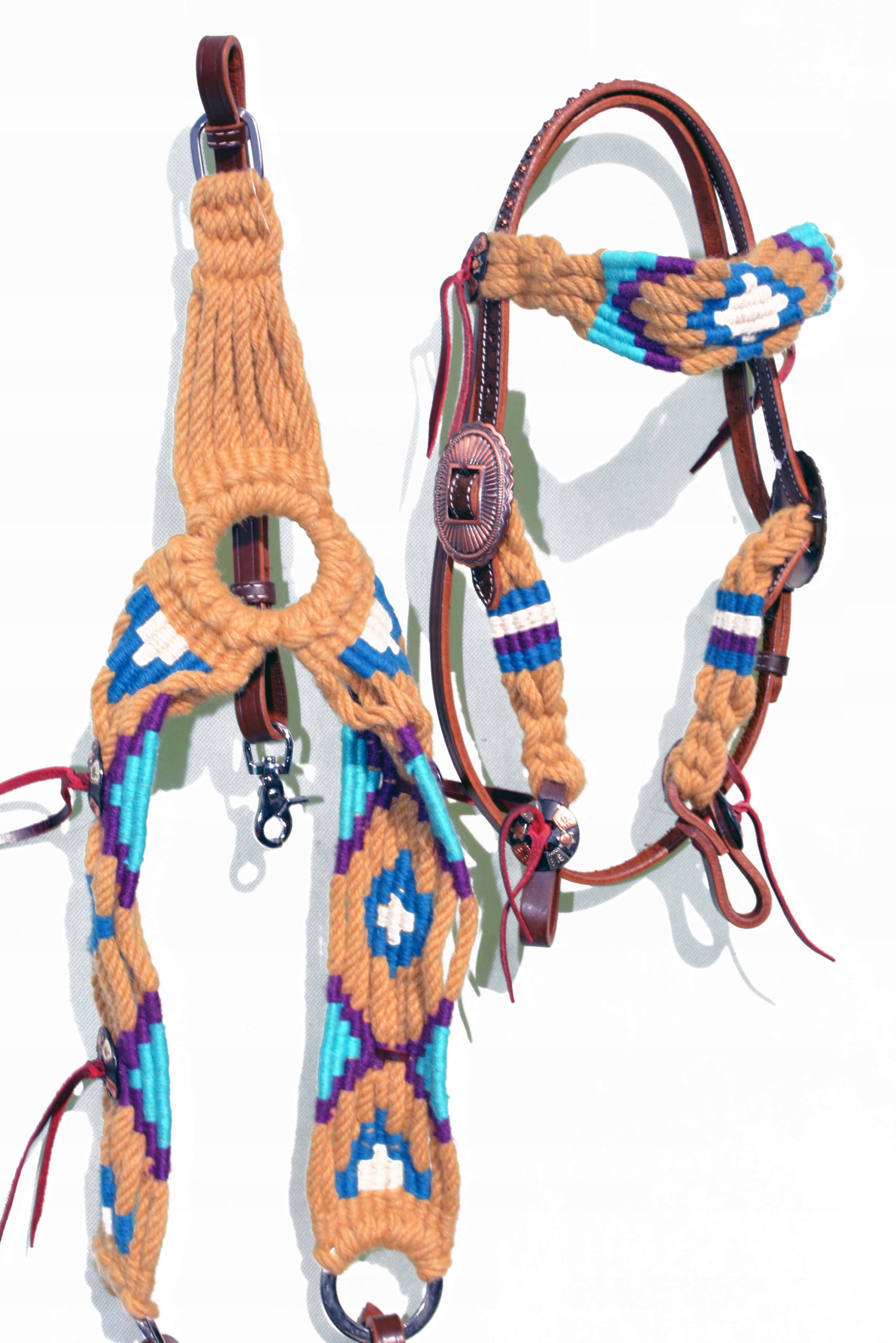 Ogłowie Western Z Usa+ Napierśnik Roz. Full /cob