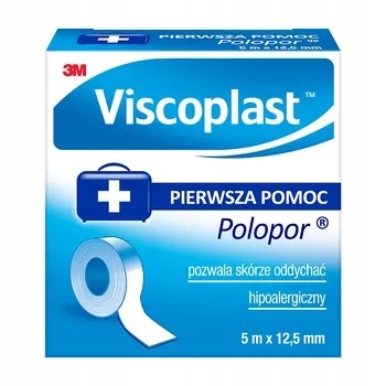 

Polopor, przylepiec włókninowy 5 m x 12,5 mm 1 szt